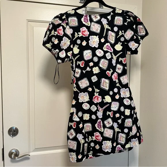 NWOT Free People Oakley Patterned Mini Dress - Picture 4 of 5